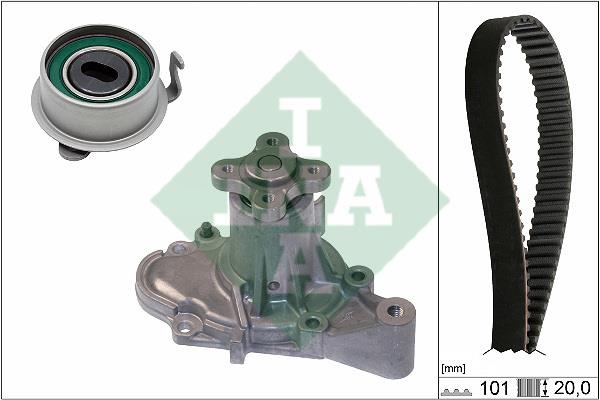 INA 530 0355 30 TIMING BELT KIT WITH WATER PUMP 530035530
