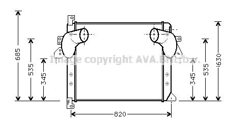 ME4179 AVA Intercooler, charger