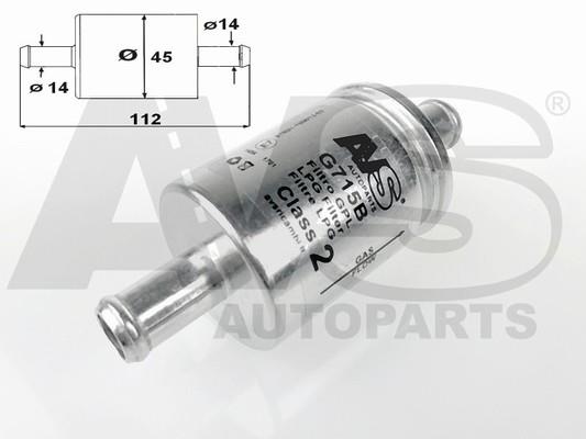 AVS Autoparts G715B Fuel filter G715B