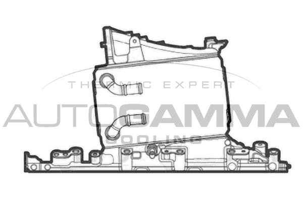 Autogamma 107913 Intercooler, charger 107913