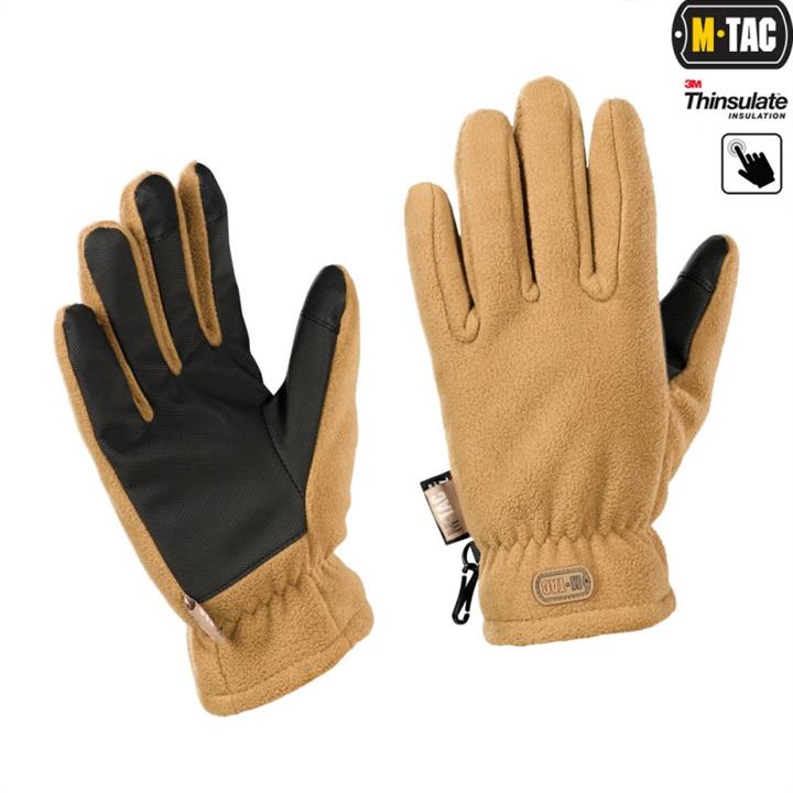 M-Tac ML90309017-XL Fleece Gloves Thinsulate Coyote Brown XL ML90309017XL