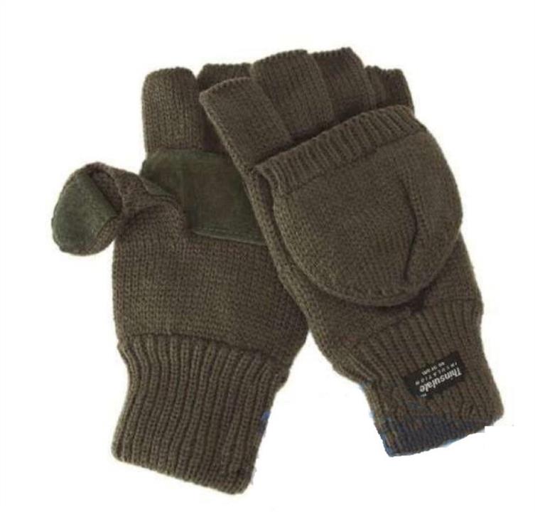 Mil-tec 12545001-L Sniper gloves knitted with a flap olive, L 12545001L