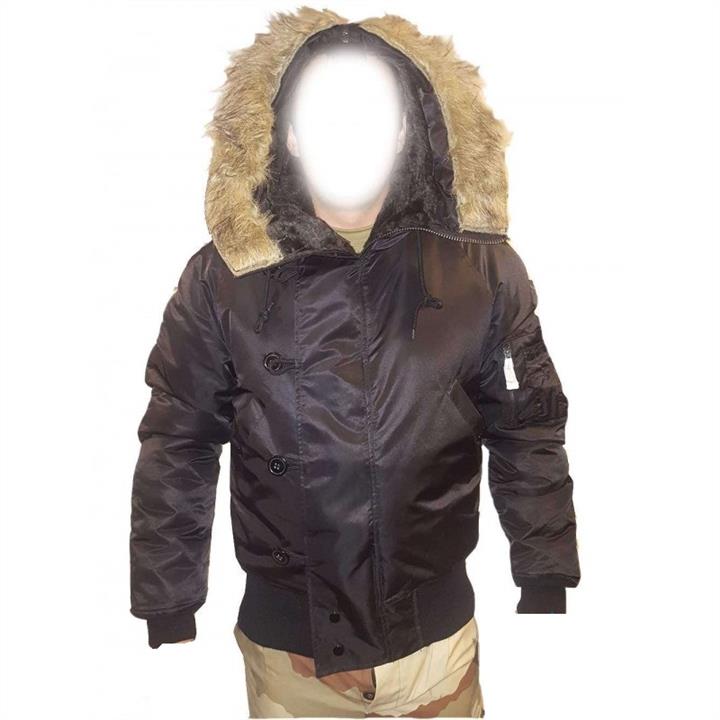 Mil-tec 10410002 Winter flight jacket №2B Alaska black, XXL 10410002