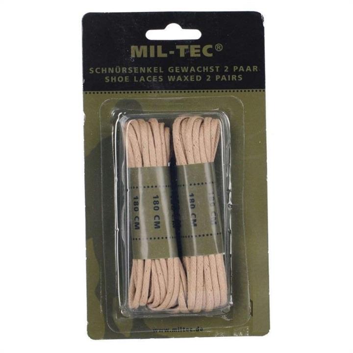 Mil-tec 12914005 Laces waxed SHOE LACES WAXED 180cm coyote, art. 12914005 12914005