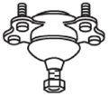 Frap F4141 Front upper arm ball joint F4141