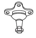 Frap F4458 Front upper arm ball joint F4458