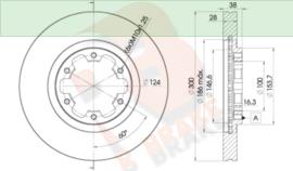 R Brake 78RBD22772 Front brake disc ventilated 78RBD22772