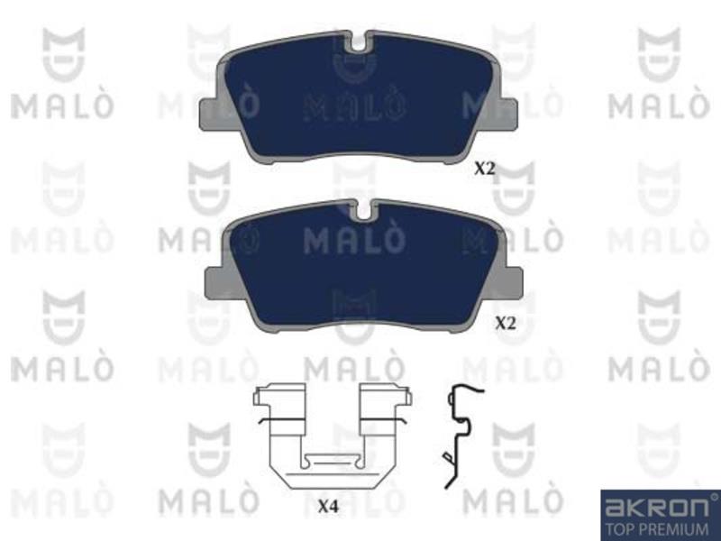 Malo 1051214 Brake Pad Set, disc brake 1051214
