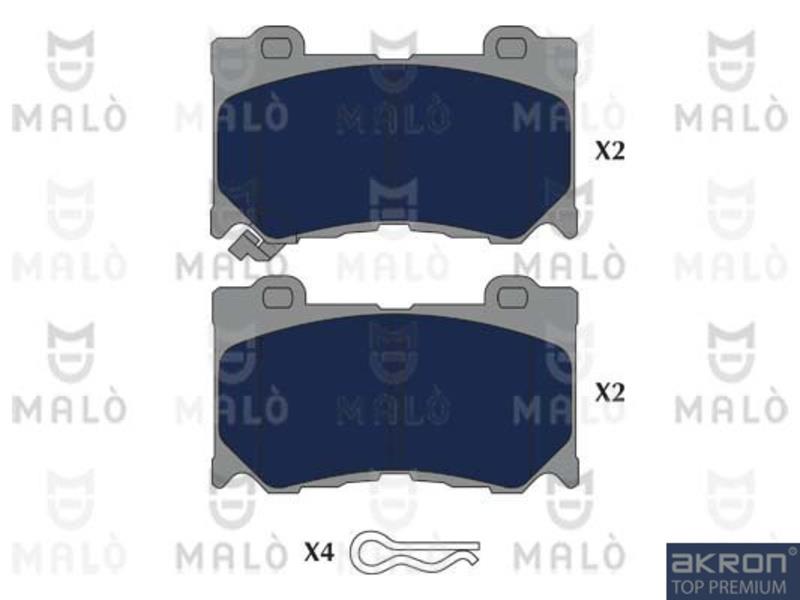 Malo 1051217 Brake Pad Set, disc brake 1051217