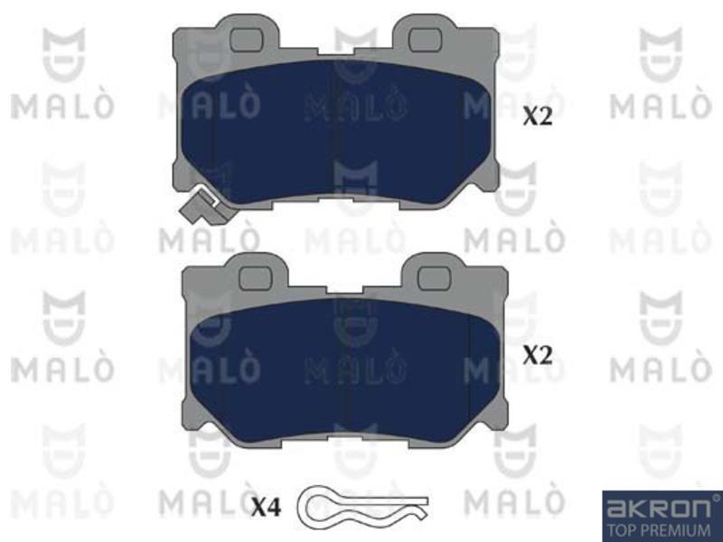 Malo 1051218 Brake Pad Set, disc brake 1051218