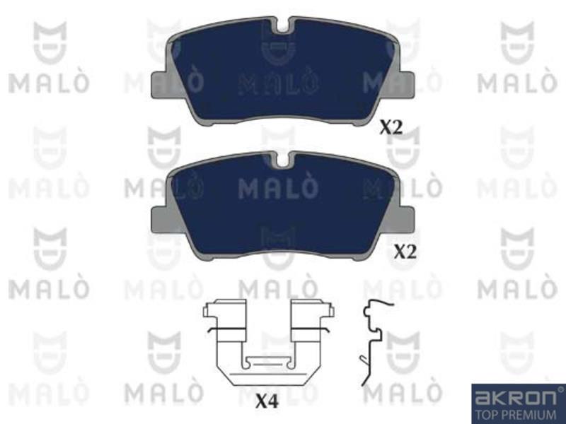 Malo 1051231 Brake Pad Set, disc brake 1051231