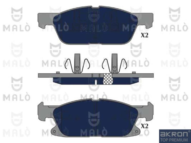 Malo 1051237 Brake Pad Set, disc brake 1051237
