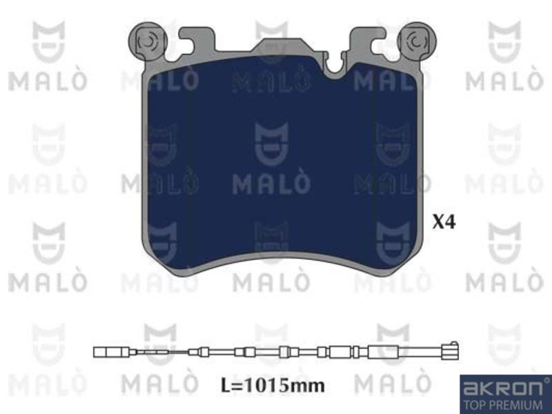 Malo 1051242 Brake Pad Set, disc brake 1051242
