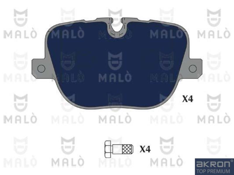 Malo 1051248 Brake Pad Set, disc brake 1051248