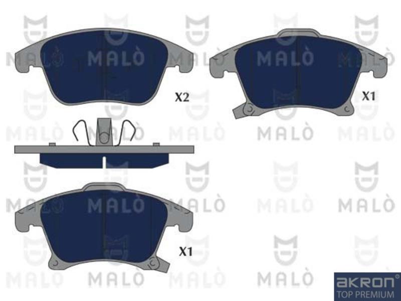 Malo 1051251 Brake Pad Set, disc brake 1051251