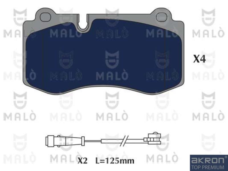 Malo 1051269 Brake Pad Set, disc brake 1051269