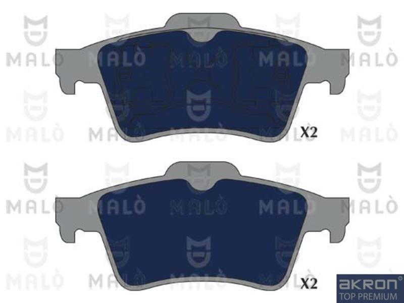 Malo 1051284 Brake Pad Set, disc brake 1051284