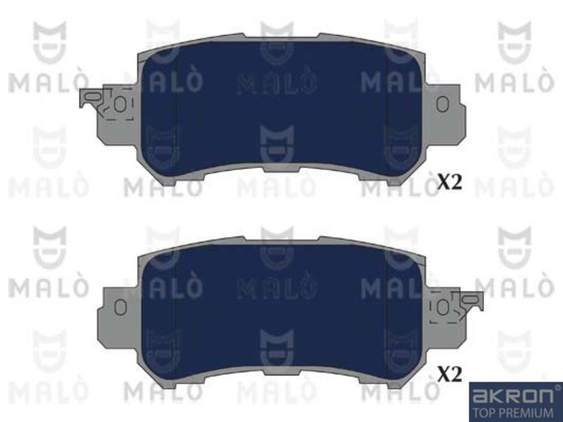 Malo 1051295 Brake Pad Set, disc brake 1051295