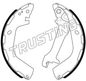 Trusting 046.235 Brake shoe set 046235