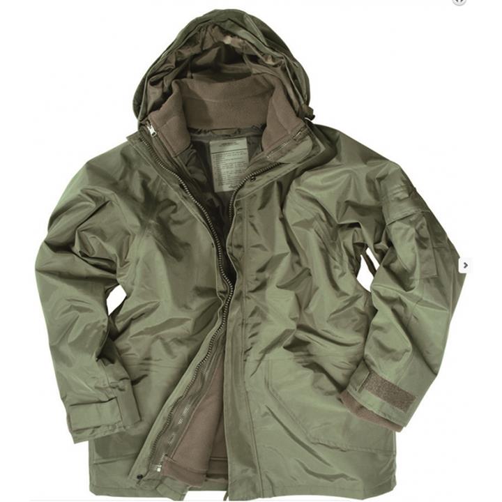 Mil-tec 10615001-3XL Waterproof jacket with fleece lining 3XL, olive 106150013XL