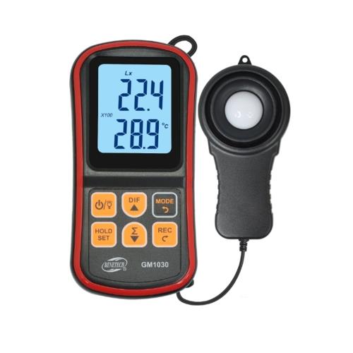 Benetech GM1030C Light level meter (Light meter) + thermometer, USB GM1030C