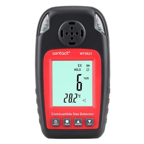 Wintact WT8823 Combustible gas concentration monitor + thermometer (0-100% LEL, 0-50 ° C) WT8823
