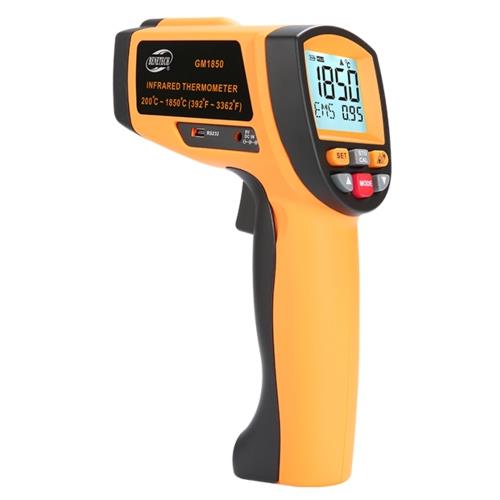 Benetech GM1850 Non-contact infrared thermometer (pyrometer), RS232 200-1850 ° C, 80: 1, EMS 0.1-1 GM1850