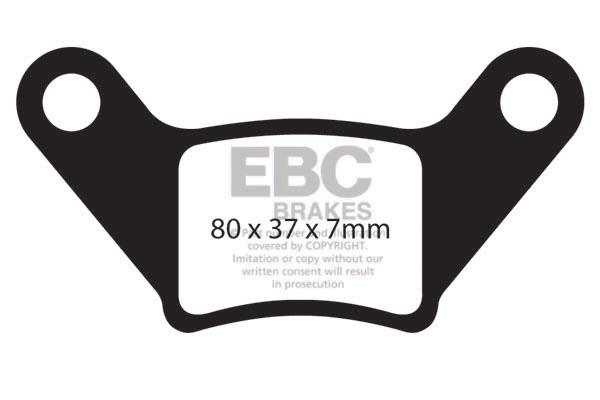 DPX2129 EBC Brake pad set