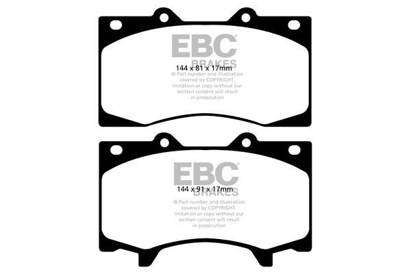 EBC DPX2125 Brake Pad Set, disc brake DPX2125