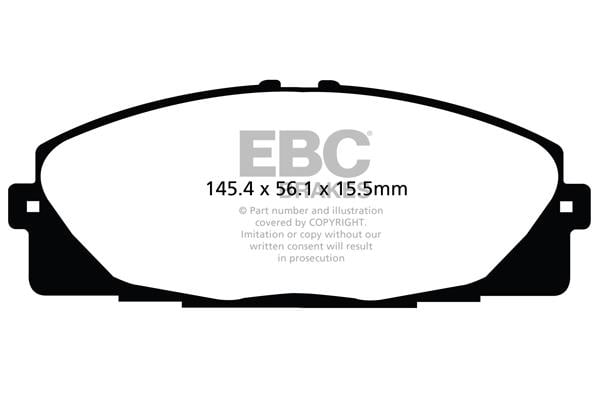 EBC DPX2114 Brake Pad Set, disc brake DPX2114