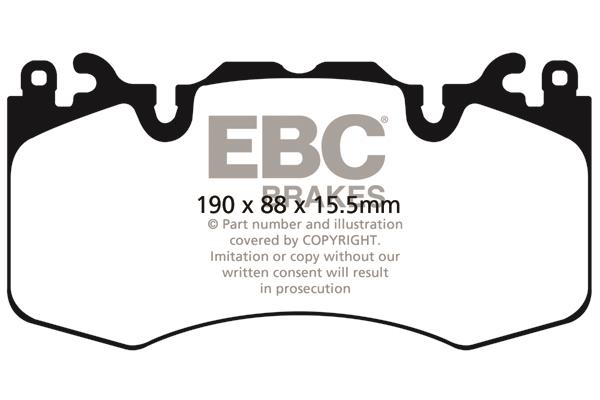 EBC DPX2064 Brake Pad Set, disc brake DPX2064