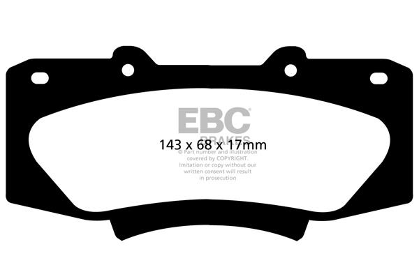 EBC DPX2054 Brake pad set DPX2054 DPX2054 EBC Brake pad set