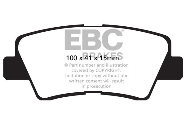 EBC DPX2031 Brake Pad Set, disc brake DPX2031