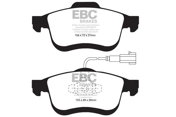 EBC DPX2010 Brake Pad Set, disc brake DPX2010