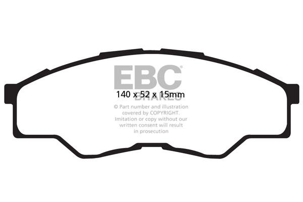 EBC DPX2001 Brake Pad Set, disc brake DPX2001
