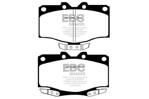 EBC DP994 Brake Pad Set, disc brake DP994