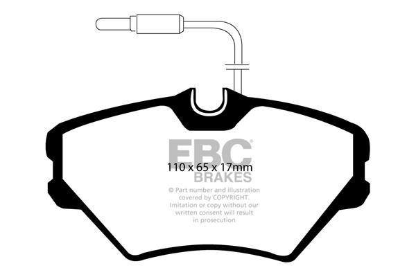 EBC DP980 Brake Pad Set, disc brake DP980