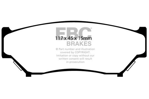 EBC DP979 Brake Pad Set, disc brake DP979