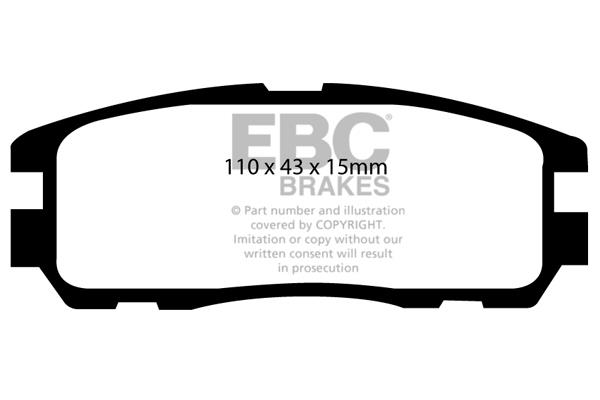 EBC DP974 Brake Pad Set, disc brake DP974