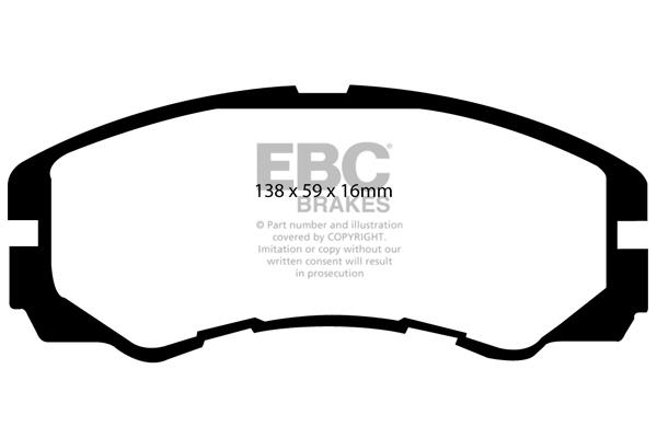 EBC DP973 Brake Pad Set, disc brake DP973