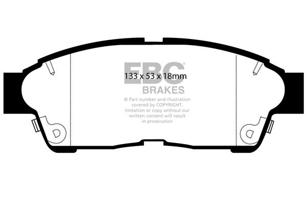 EBC DP964 Brake Pad Set, disc brake DP964