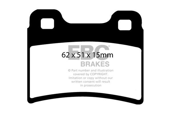 EBC DP953 Brake Pad Set, disc brake DP953