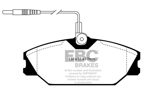 EBC DP949 Brake pad set DP949 DP949 EBC Brake pad set