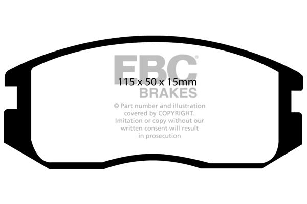 EBC DP941 Brake Pad Set, disc brake DP941