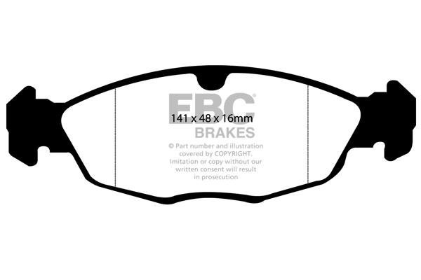 EBC DP940 Brake Pad Set, disc brake DP940