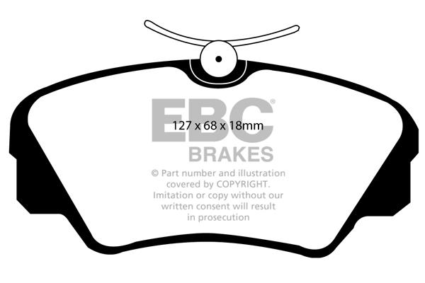 EBC DP937 Brake Pad Set, disc brake DP937