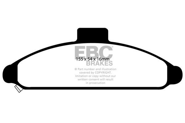 EBC DP919 Brake Pad Set, disc brake DP919