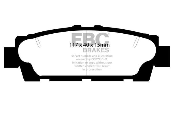 EBC DP875 Brake Pad Set, disc brake DP875