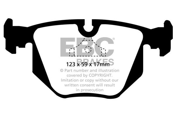 EBC DP871 Brake Pad Set, disc brake DP871