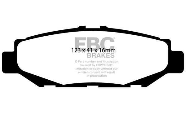 EBC DP848 Brake Pad Set, disc brake DP848
